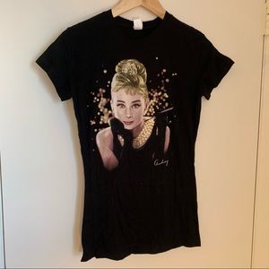 NWOT Audrey Hepburn T-Shirt with Glitter Details